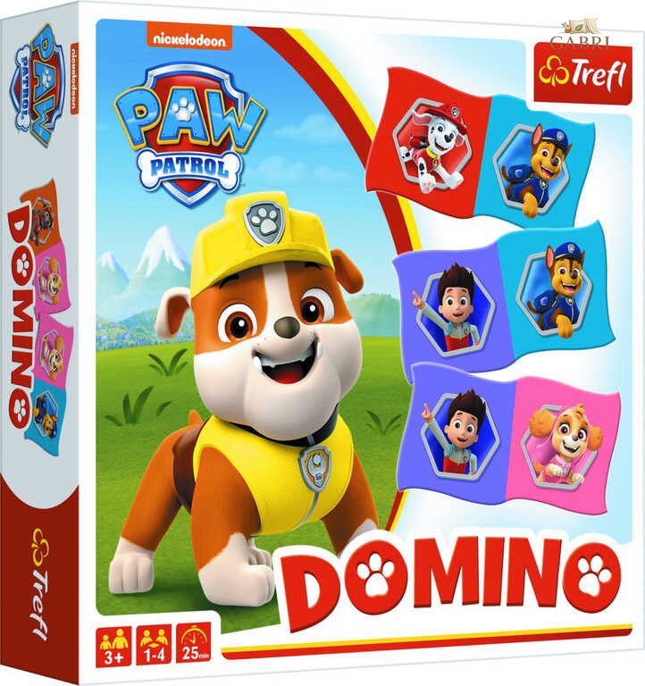 TREFL HRA Domino Tlapková Patrola 28 dílků karton *SPOLEČENSKÉ HRY*