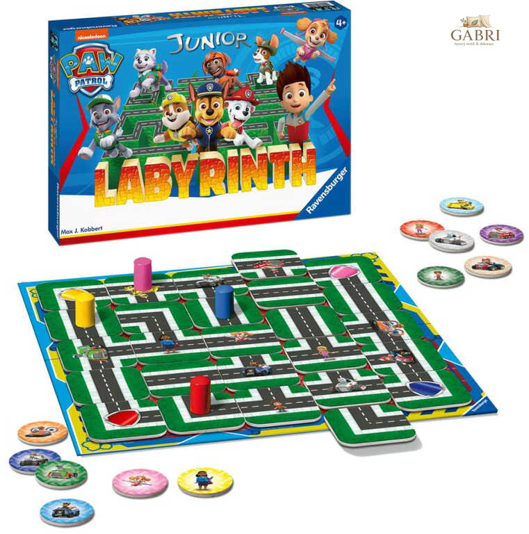 RAVENSBURGER Hra Labyrinth junior Tlapková Patrola *SPOLEČENSKÉ HRY*