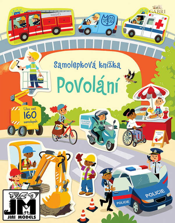 JIRI MODELS Samolepková knížka Povolání