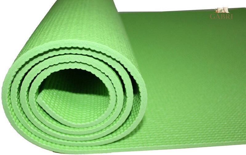 MERCO Podložka Yoga Mat 173x61cm fitness protiskluzová 6mm zelená