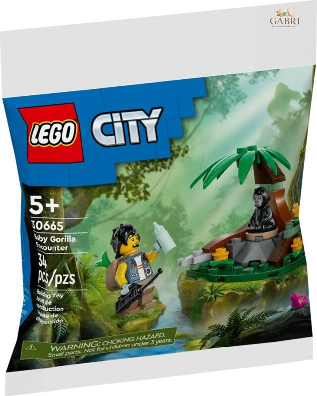 LEGO CITY Setkání s mládětem gorily 30665 STAVEBNICE