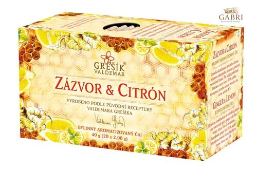 Zázvor & Citrón 20 n.s. přebal GREŠÍK