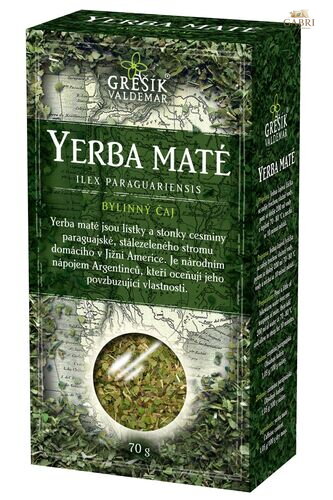 Yerba maté 70 g krab. GREŠÍK Čaje 4 světadílů