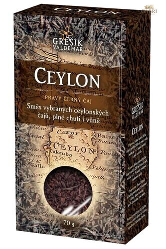 Ceylon OP/BOPI č.č. 70 g krab. GREŠÍK Čaje 4 světadílů