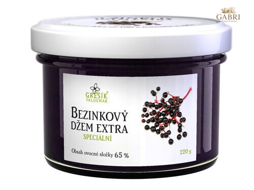 Džem Bezinkový extra Speciální 220 g GREŠÍK