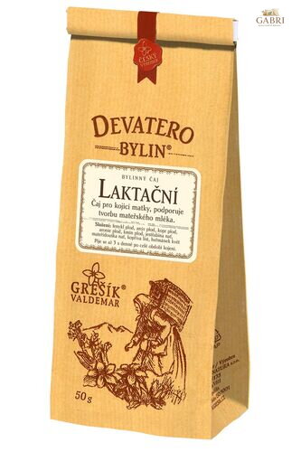 Laktační 50 g GREŠÍK Devatero bylin