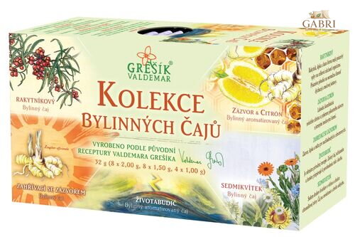 Kolekce Bylinných čajů 5x4 n.s. přebal GREŠÍK