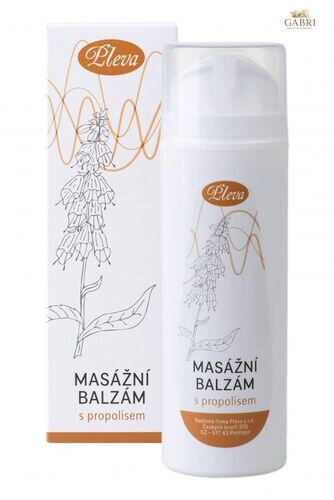 Masážní balzám s propolis. 150 g Pleva