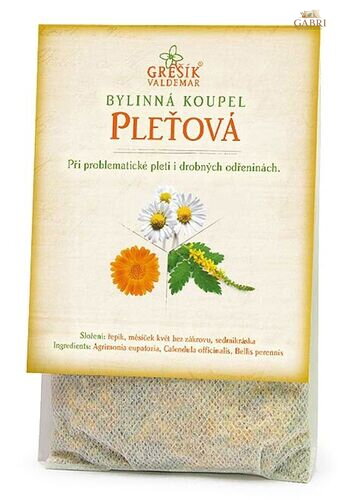 Pleťová koupel 20 g GREŠÍK, Bylinná koupel