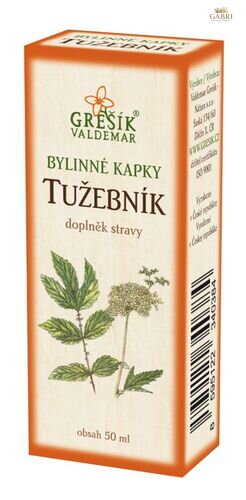Tužebník kapky 50 ml GREŠÍK-Z-40% líh, Bylinné kapky