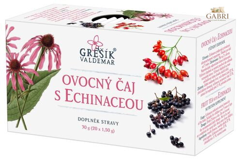 Ovocný čaj s echinaceou 20 n.s. přebal GREŠÍK - Z
