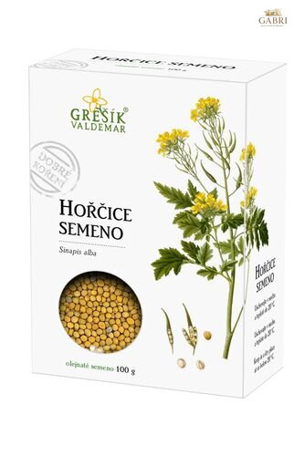Hořčice semeno 100 g GREŠÍK Dobré koření