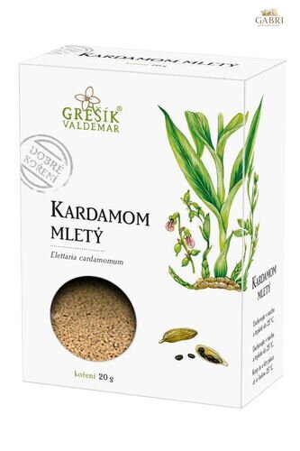 Kardamom mletý 20 g GREŠÍK Dobré koření