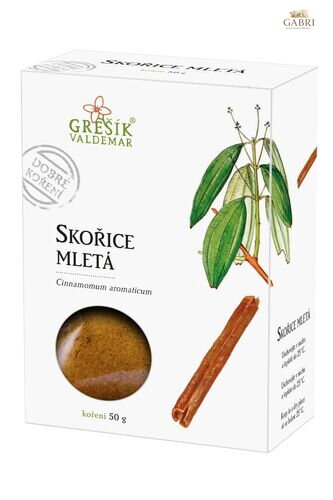 Skořice mletá 50 g GREŠÍK Dobré koření