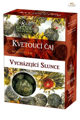 Kvet. čaj Vycházející slunce krab. 4 ks GREŠÍK Čaje 4 světadílů