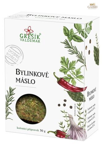 Bylinkové máslo 30 g GREŠÍK Dobré koření