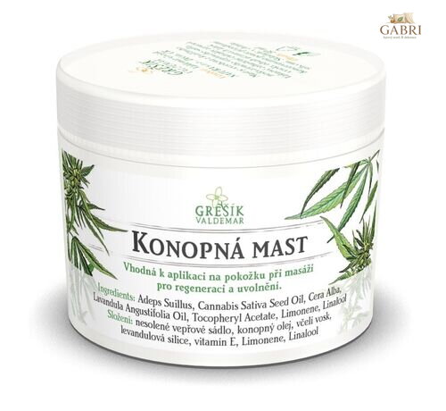 Konopná mast 50 ml GREŠÍK