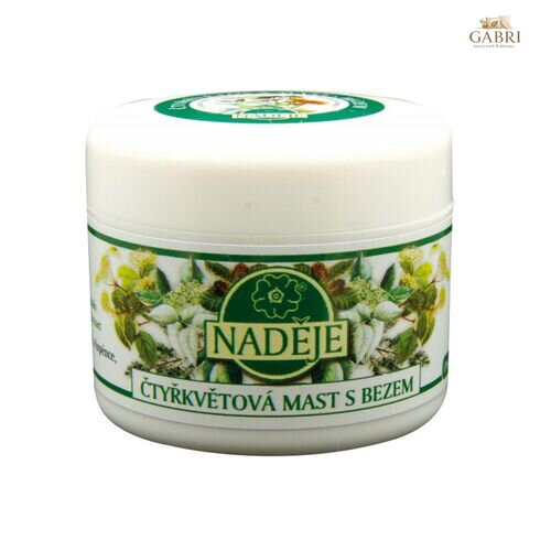 Čtyřkvětová mast s bezem 50 ml NADĚJE
