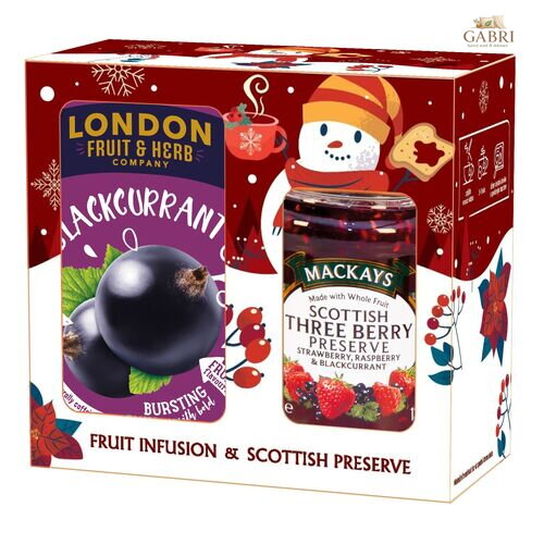 Dárk. sada BLACKCURRANT (džem + čaj) LF&H