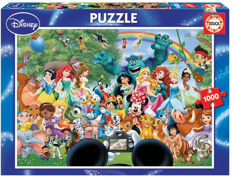 EDUCA Puzzle Úžasný svět Disney II 1000 dílků