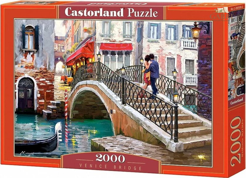 CASTORLAND Puzzle Most v Benátkách 2000 dílků