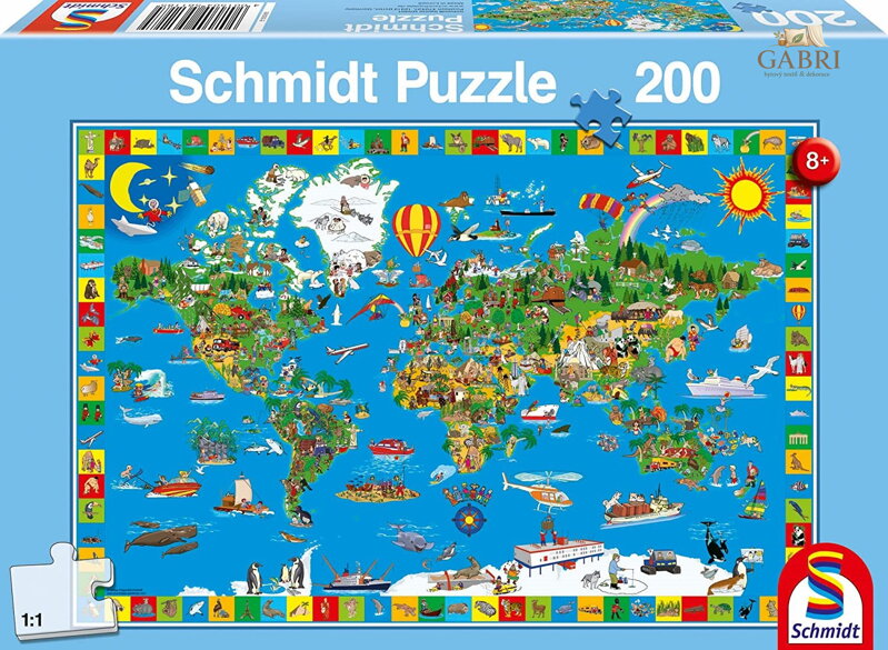SCHMIDT Puzzle Tvůj úžasný svět 200 dílků