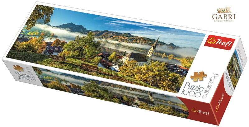 TREFL Panoramatické puzzle Jezero Schliersee, Německo 1000 dílků