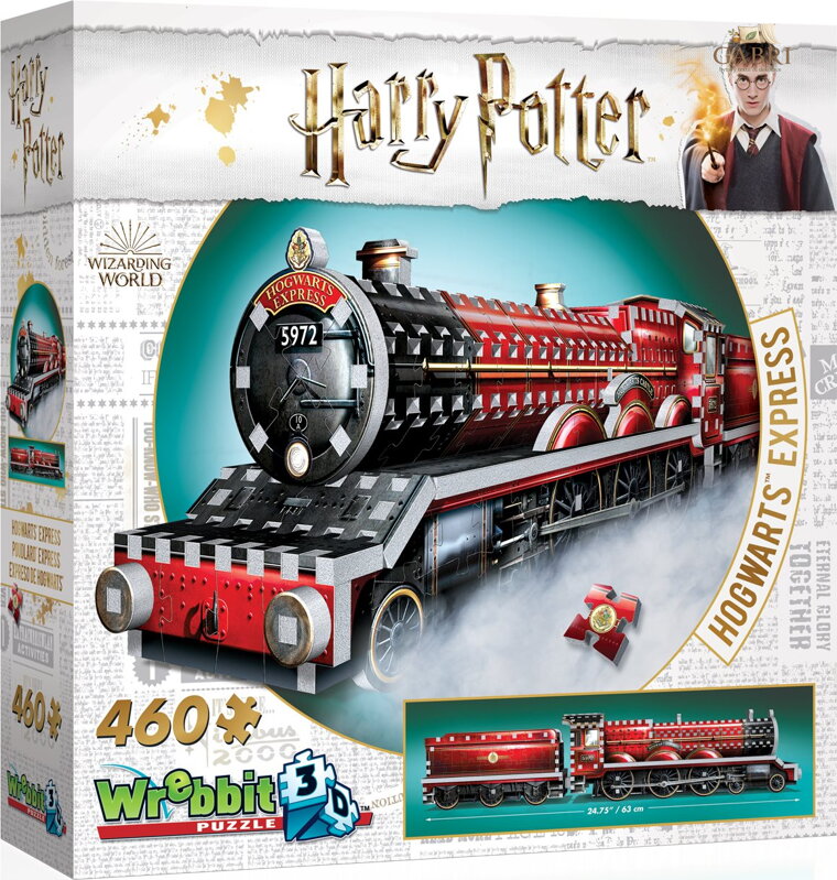 WREBBIT 3D 3D puzzle Harry Potter: Bradavický expres 460 dílků