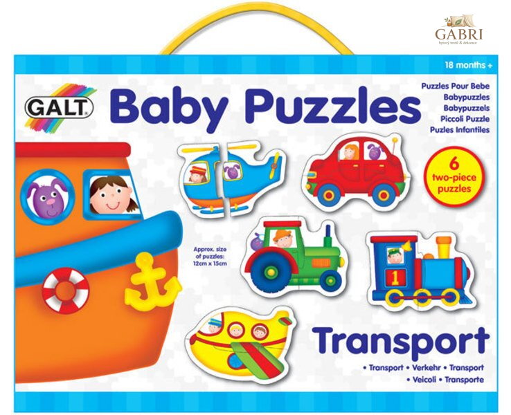 GALT Baby puzzle Doprava 6x2 dílky
