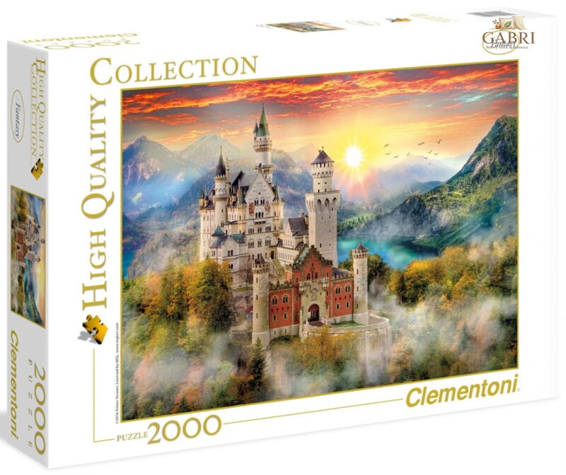CLEMENTONI Puzzle Zámek Neuschwanstein 2000 dílků