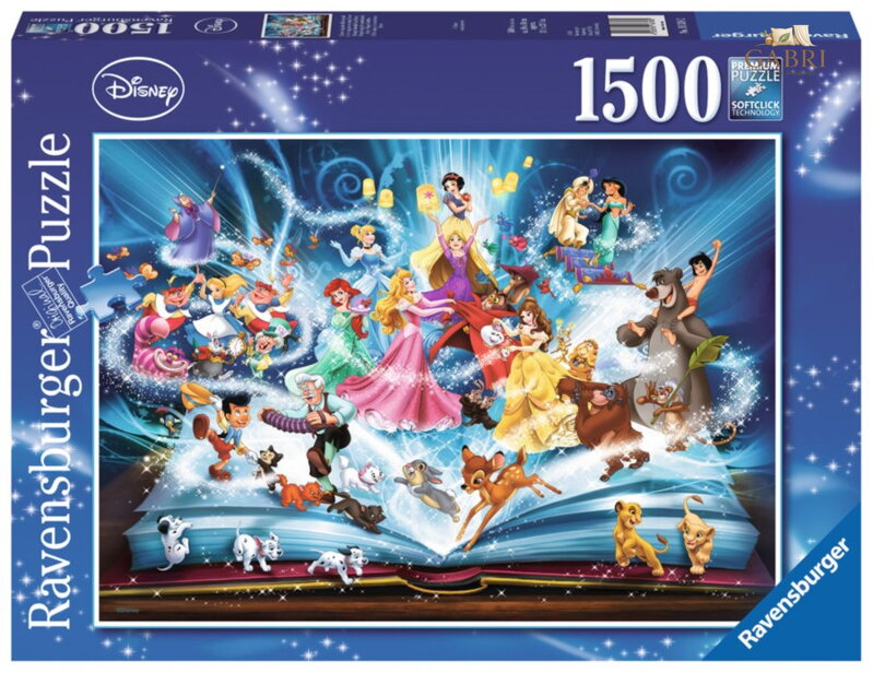 RAVENSBURGER Puzzle Disney: Pohádková kniha 1500 dílků
