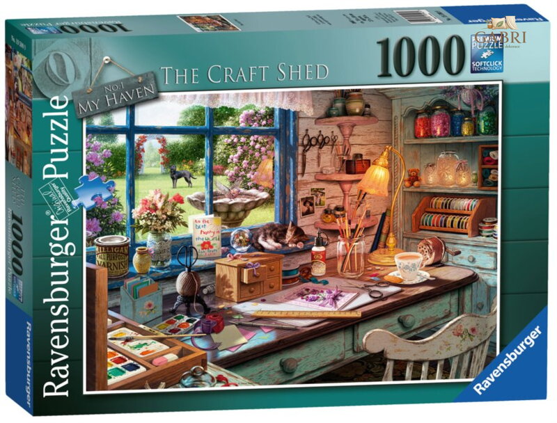 RAVENSBURGER Puzzle My Haven č.1: Řemeslná dílna 1000 dílků