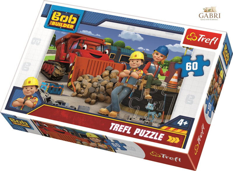 TREFL Puzzle Bořek stavitel a Wendy 60 dílků