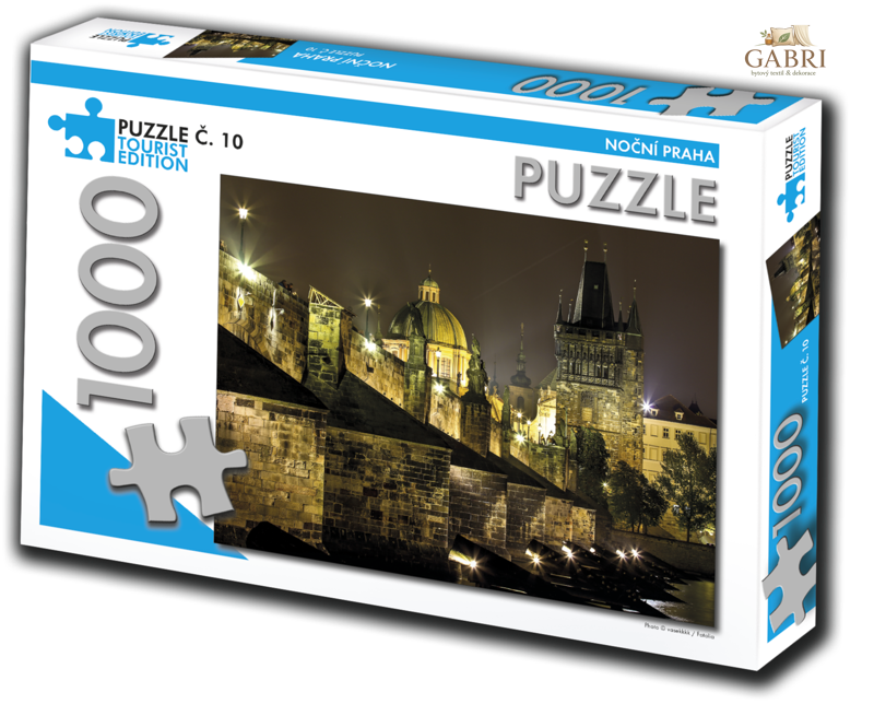 TOURIST EDITION Puzzle Noční Praha 1000 dílků (č.10)