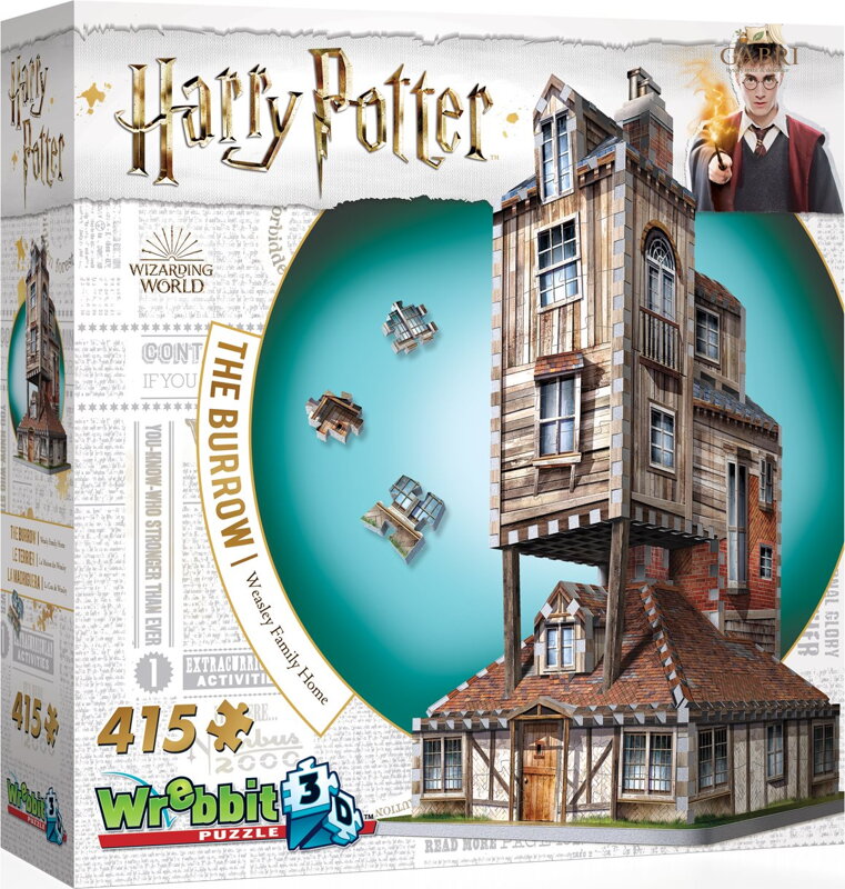 WREBBIT 3D 3D puzzle Harry Potter: Doupě 415 dílků