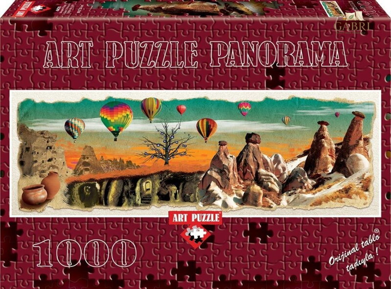 ART PUZZLE Panoramatické puzzle Nevşehir - koláž 1000 dílků