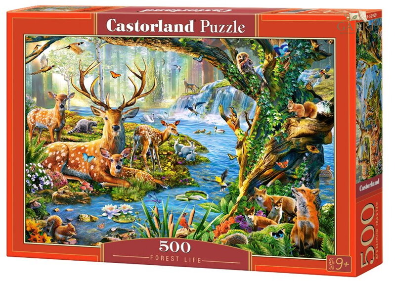 CASTORLAND Puzzle Život v lese 500 dílků