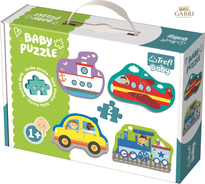 TREFL Baby puzzle Doprava 4x2 dílky
