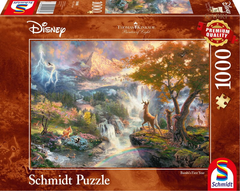 SCHMIDT Puzzle Bambi: První rok 1000 dílků