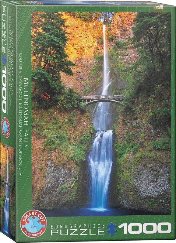 EUROGRAPHICS Puzzle Multnomah Falls, USA 1000 dílků