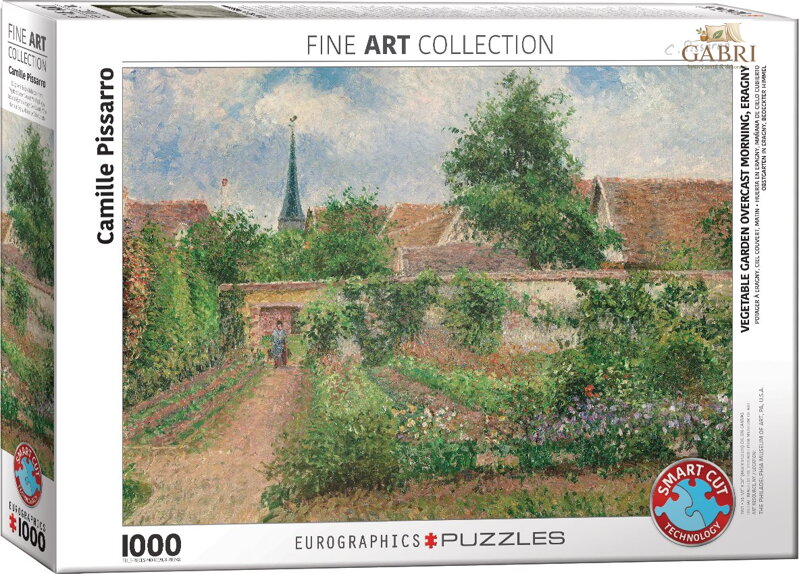 EUROGRAPHICS Puzzle Zeleninová zahrada v Eragny 1000 dílků