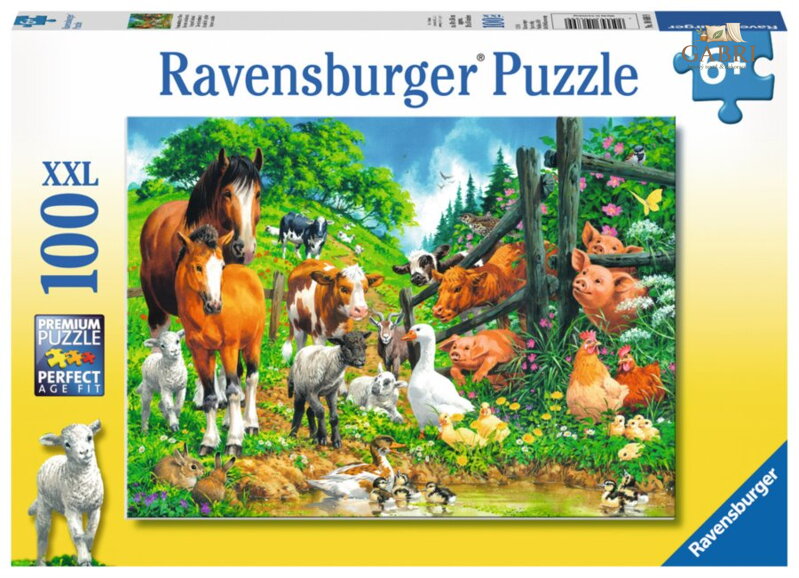 RAVENSBURGER Puzzle Zvířátka XXL 100 dílků