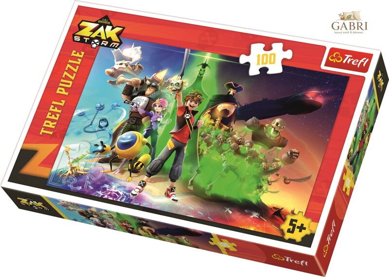 TREFL Puzzle Zak Storm: Dobytí moří 100 dílků