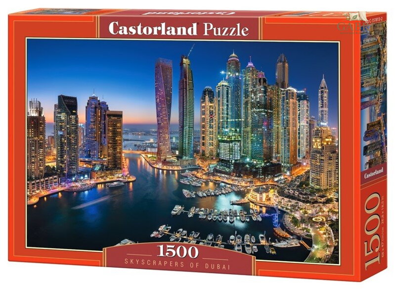 CASTORLAND Puzzle Mrakodrapy v Dubaji 1500 dílků