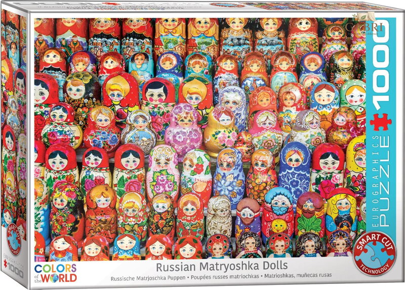 EUROGRAPHICS Puzzle Ruské matrjošky 1000 dílků