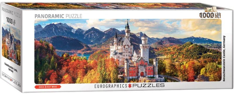 EUROGRAPHICS Panoramatické puzzle Zámek Neuschwanstein, Německo 1000 dílků