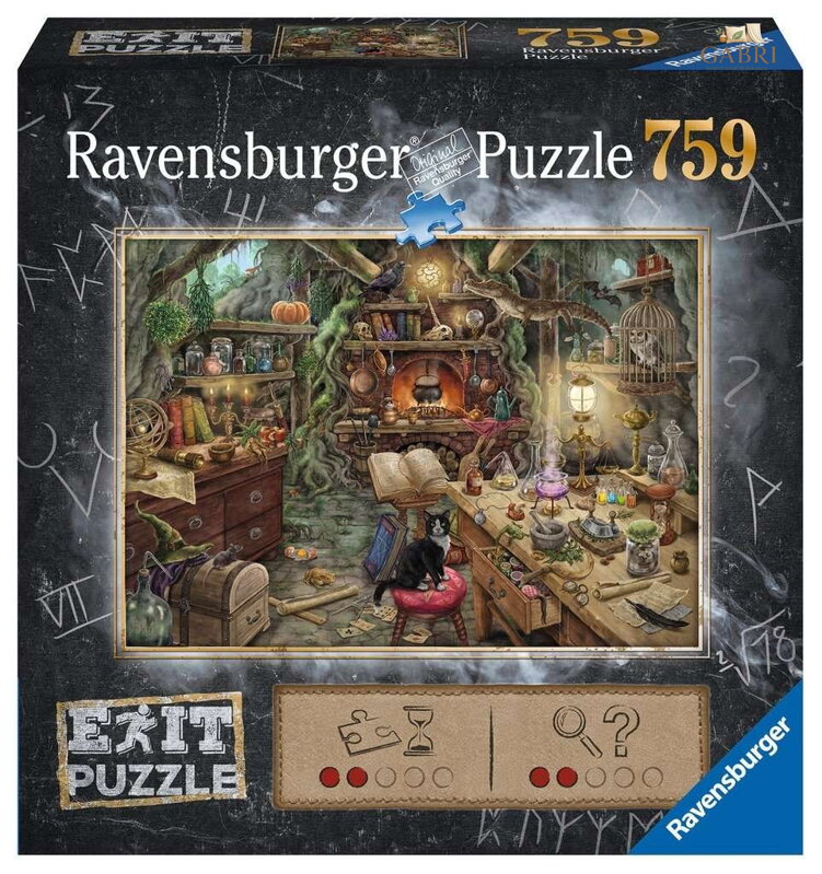 RAVENSBURGER Únikové EXIT puzzle Čarodějná kuchyně 759 dílků