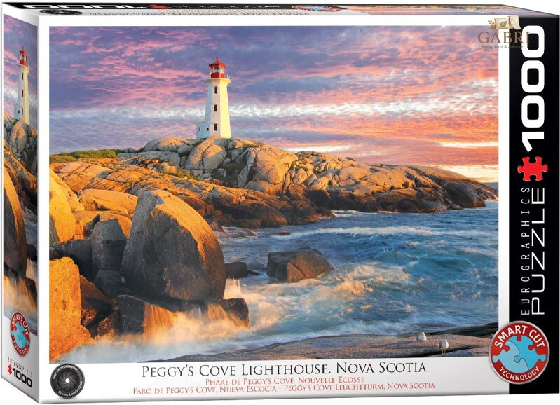 EUROGRAPHICS Puzzle Maják Peggy's Cove, Nové Skotsko 1000 dílků
