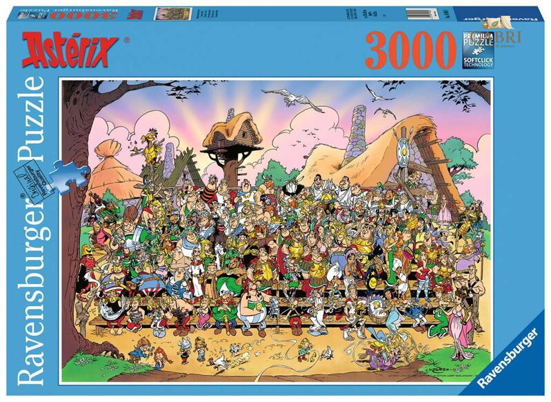 RAVENSBURGER Puzzle Asterix a Obelix: Rodinná fotka 3000 dílků