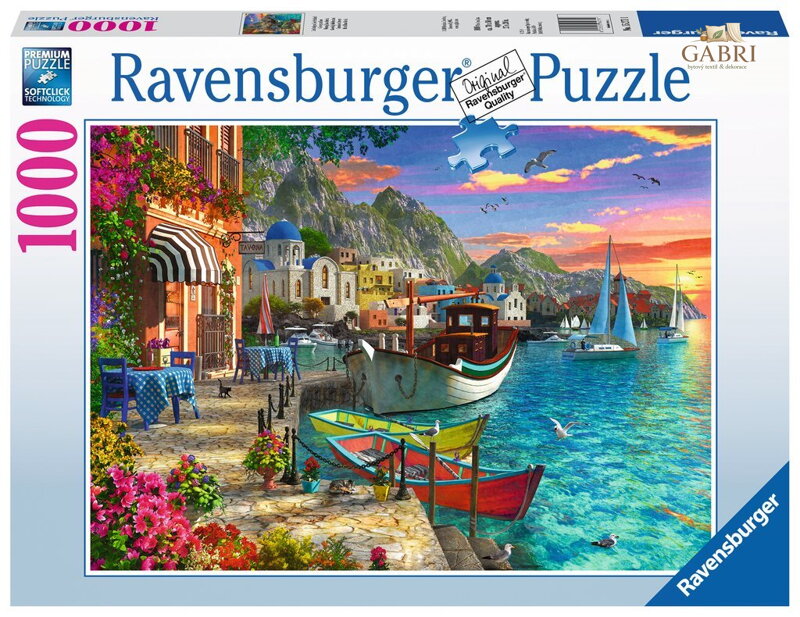 RAVENSBURGER Puzzle Grandiózní Řecko 1000 dílků